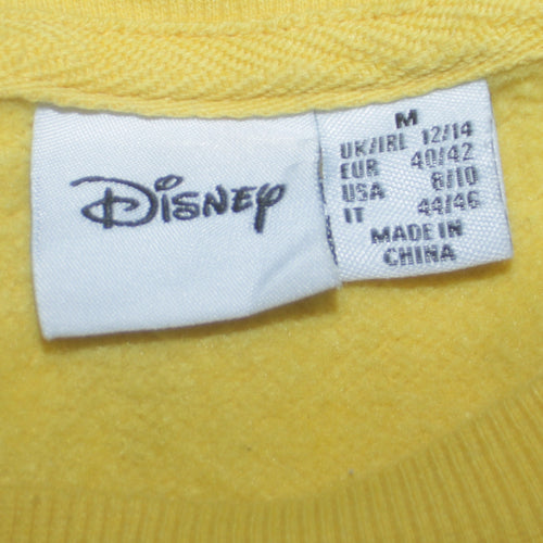 Disney Winnie the Pooh Yellow Sweatshirt Primark Women M 12/14