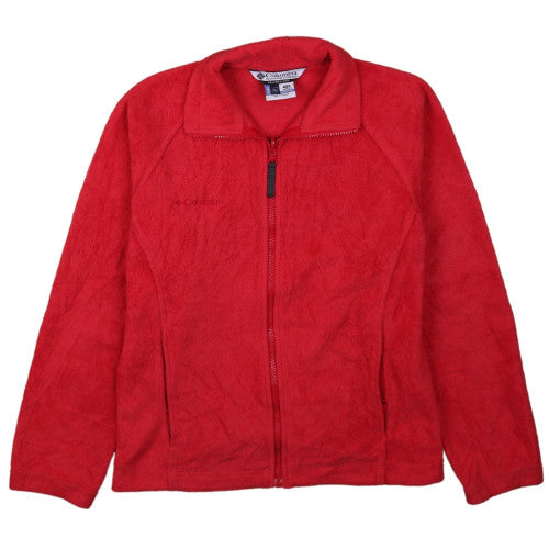 Columbia Women's Red Fleece Full Zip Jacket XS Outdoor