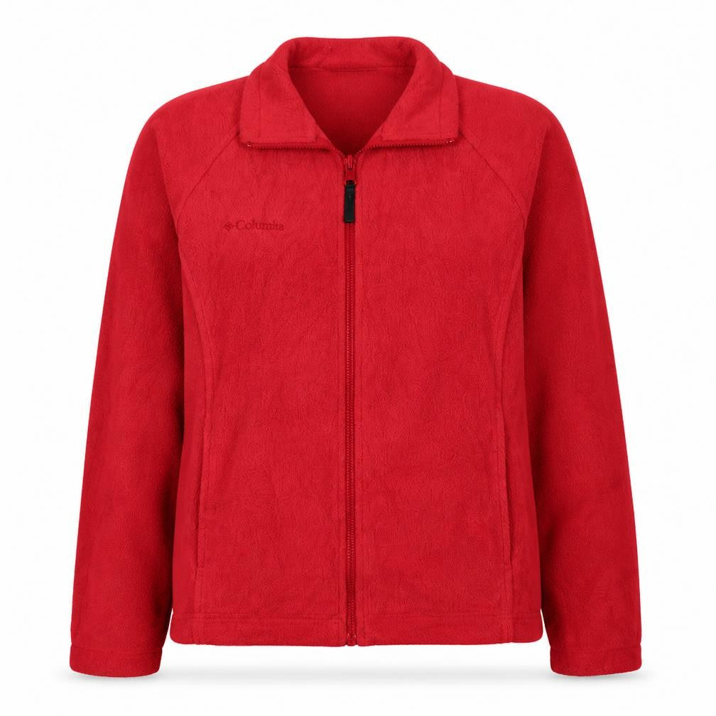Columbia Women's Red Fleece Full Zip Jacket XS Outdoor