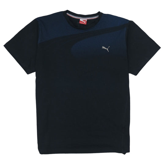 Puma Men's Black XL Short Sleeve Crew Neck Logo T-Shirt