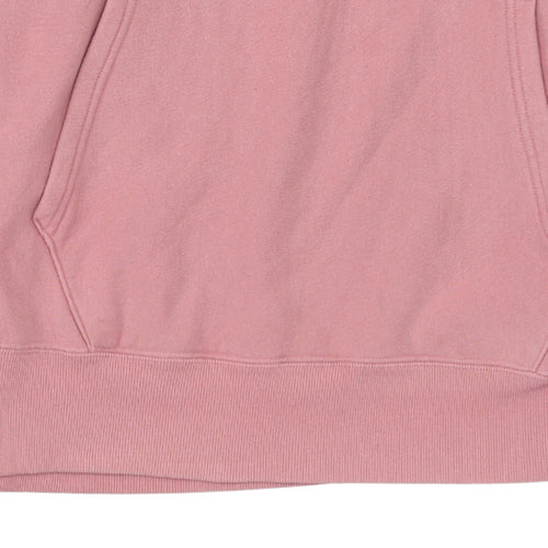 Champion Men's Pink Reverse Weave Pullover Hoodie Medium