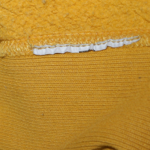 Champion Men's Yellow Reverse Weave Pullover Sweatshirt Medium