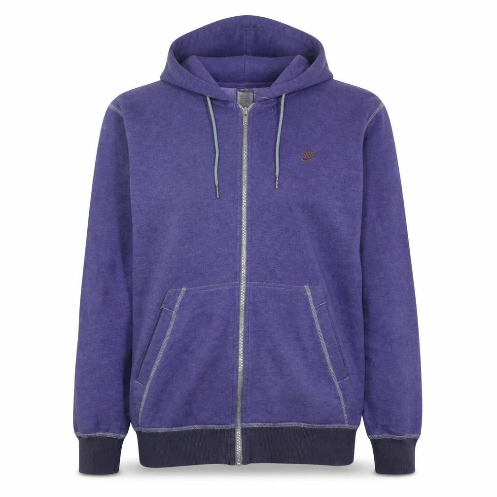 Nike Womens Purple Full Zip Hoodie XL Hooded Sweatshirt Casual