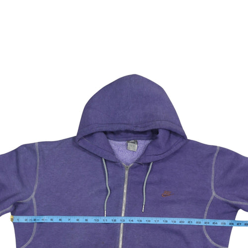 Nike Womens Purple Full Zip Hoodie XL Hooded Sweatshirt Casual
