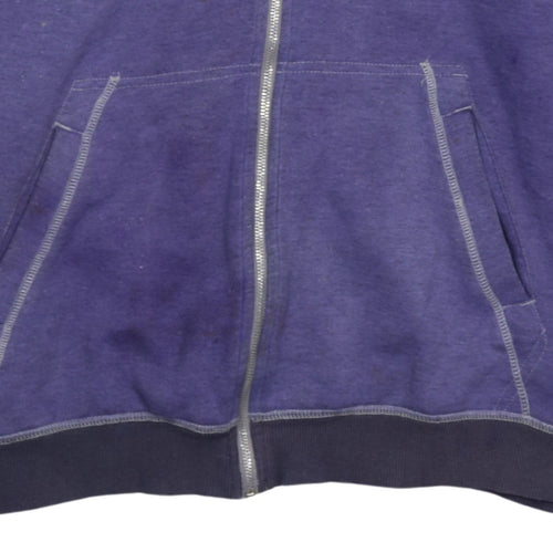 Nike Womens Purple Full Zip Hoodie XL Hooded Sweatshirt Casual