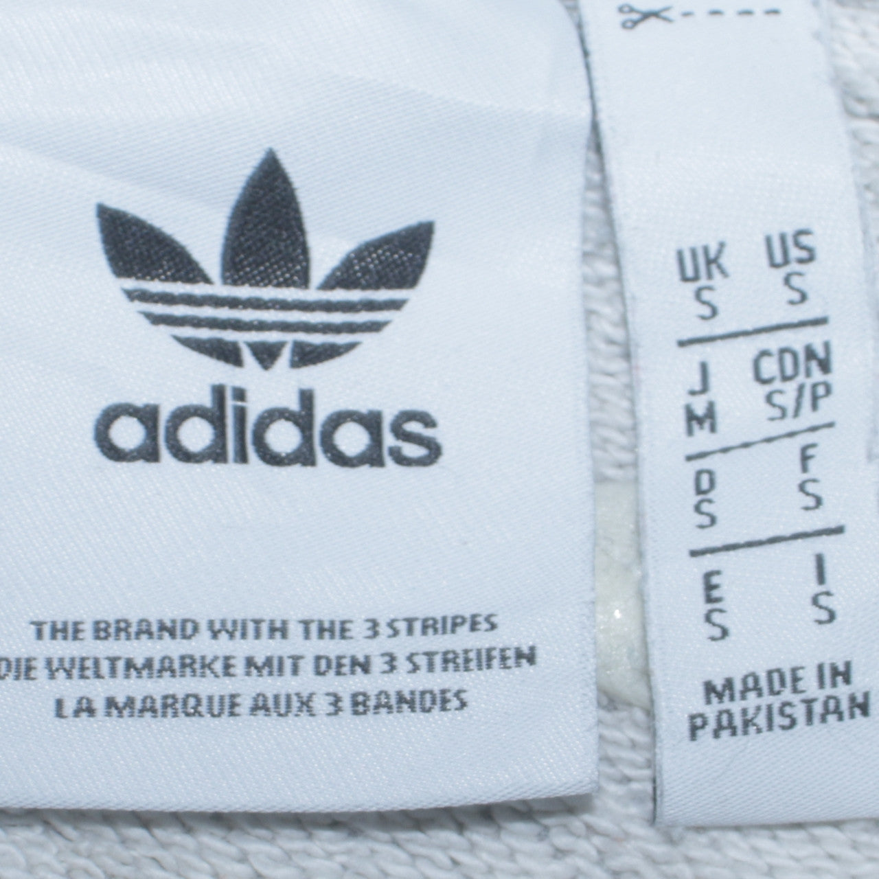 Adidas Men's Grey Crew Neck Pullover Sweatshirt Size S