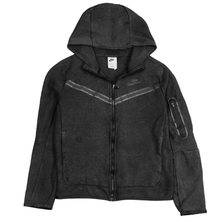 Nike Boys Black Full Zip Hoodie L 147-158cm Athletic Fit