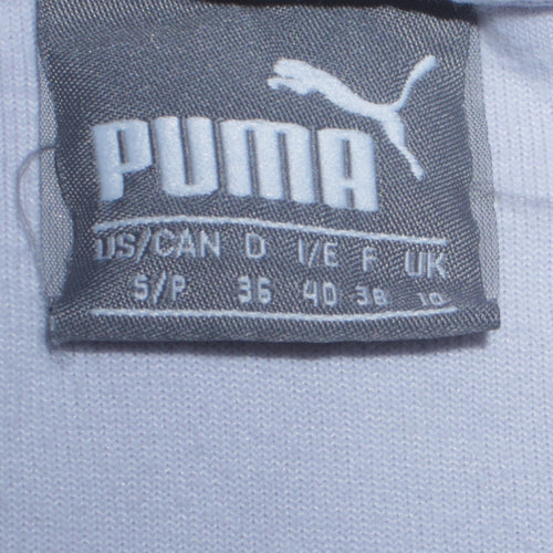 Puma Womens Lilac Crew Neck Logo Sweatshirt Size 10