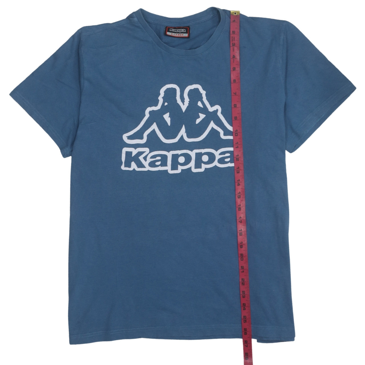 Kappa Men's Blue XL Crew Neck Graphic Logo Sports T-Shirt