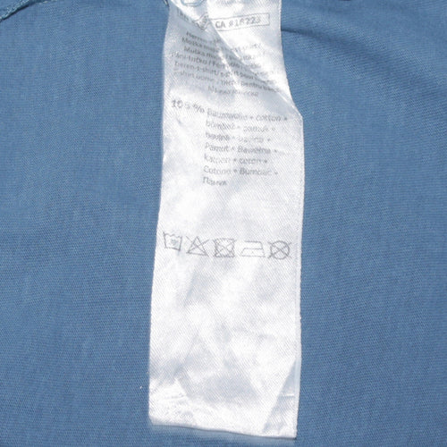 Kappa Men's Blue XL Crew Neck Graphic Logo Sports T-Shirt