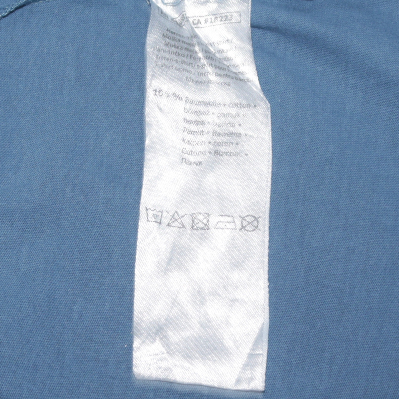 Kappa Men's Blue XL Crew Neck Graphic Logo Sports T-Shirt