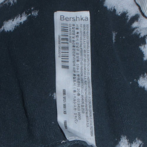 Bershka Women’s Grey Tie Dye Tigger Pullover Sweatshirt XS