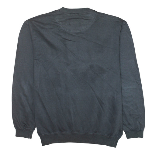 Champion Men's Grey XL Crew Neck Embroidered Pullover Sweatshirt