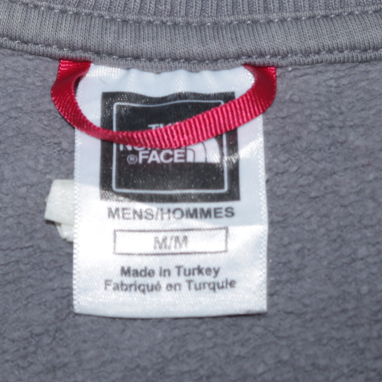 The North Face Men's Grey Logo Crew Neck Pullover Sweatshirt M
