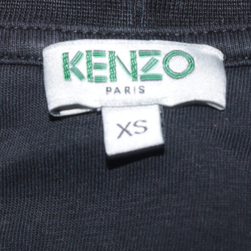 Kenzo Men's Black XS Logo Graphic Cotton T-Shirt
