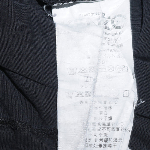 Kenzo Men's Black XS Logo Graphic Cotton T-Shirt