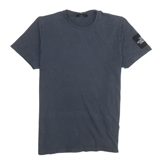The North Face Men's Blue Cotton Crew Neck Short Sleeve T-Shirt Size S