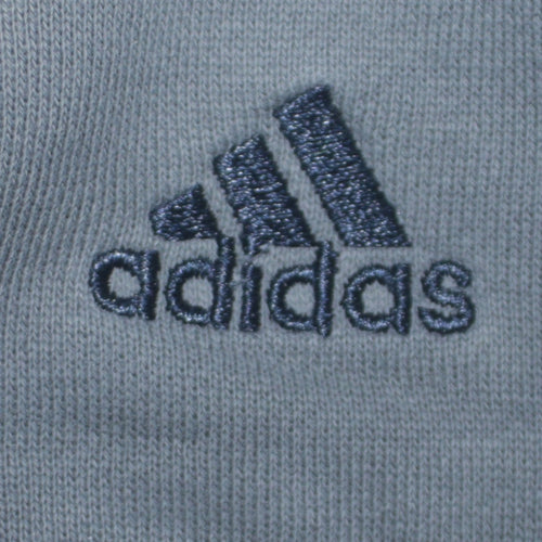 Adidas Men's Grey 1/2 Zip Fleece Sweatshirt Size L Regular Fit