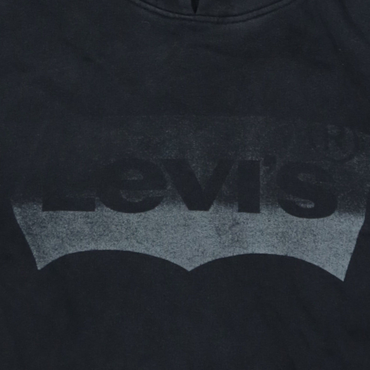 Levi's Boys Black Pullover Hoodie Size 14 Classic Logo Cotton Sweatshirt