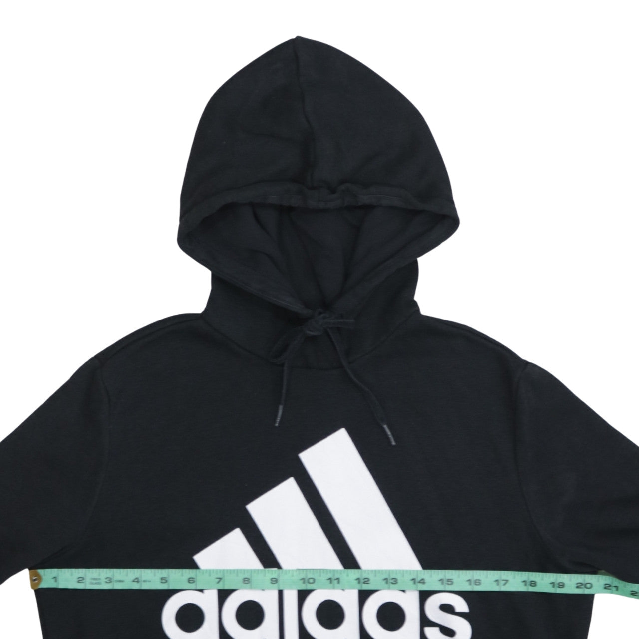Adidas Women Black L Pullover Hoodie Sweatshirt with Logo