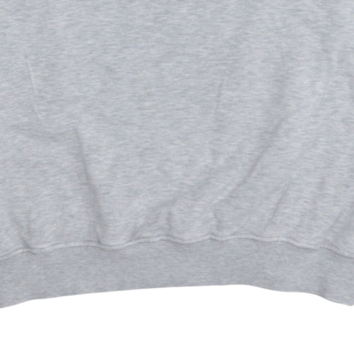 FILA Men's Grey XL Pullover Sweatshirt with Logo Crew Neck