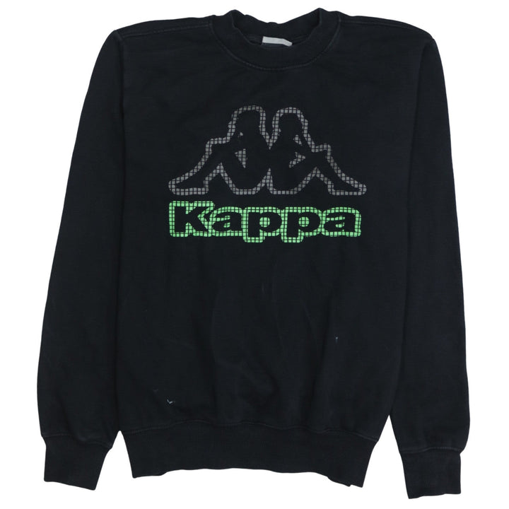 Kappa Men's Black Medium Pullover Sweatshirt Logo Graphic