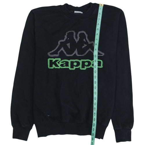 Kappa Men's Black Medium Pullover Sweatshirt Logo Graphic