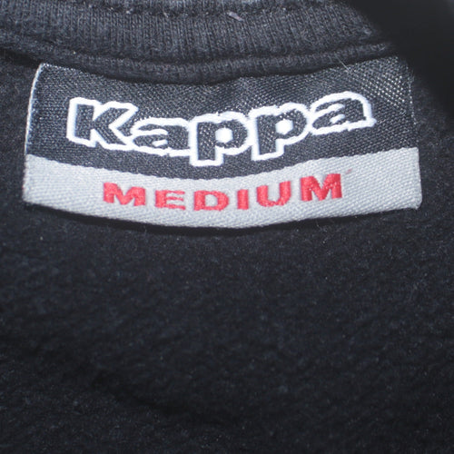 Kappa Men's Black Medium Pullover Sweatshirt Logo Graphic