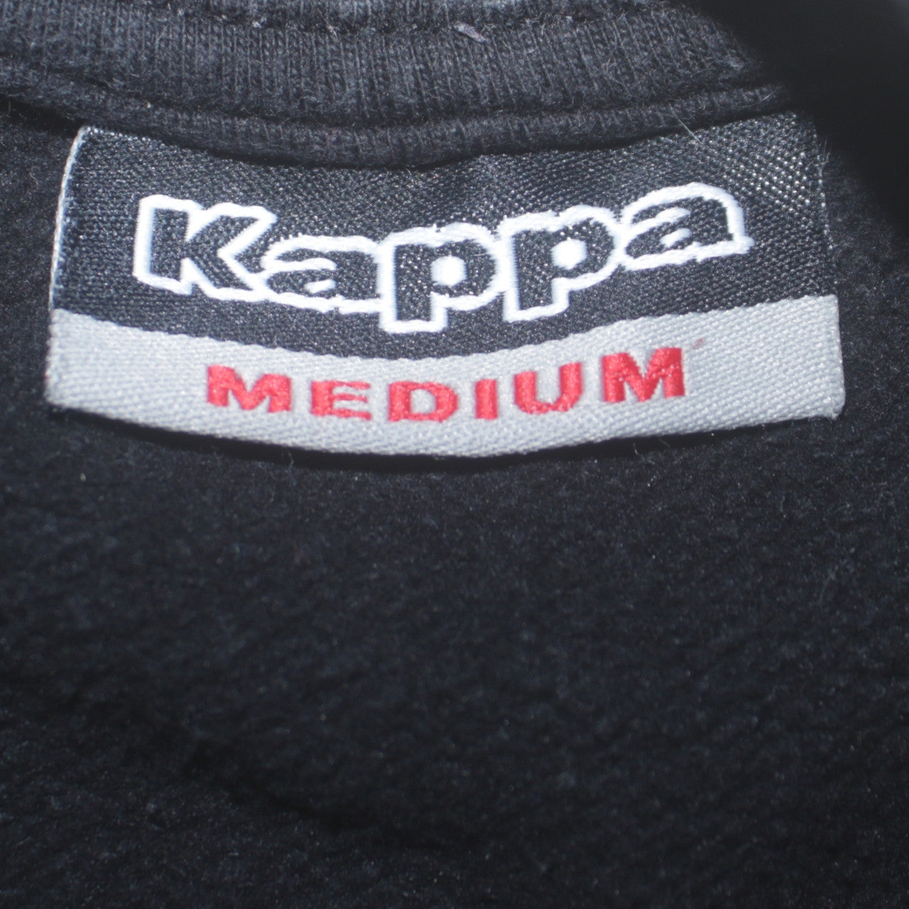 Kappa Men's Black Medium Pullover Sweatshirt Logo Graphic