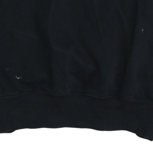 Kappa Men's Black Medium Pullover Sweatshirt Logo Graphic