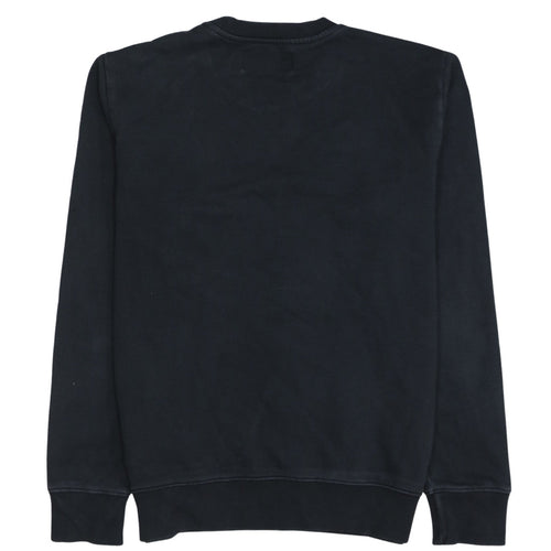 Calvin Klein Jeans Mens Black Logo Print Crew Neck Sweatshirt M