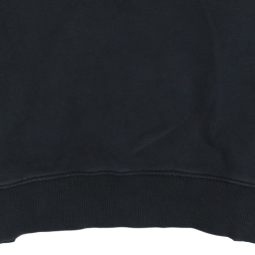 Calvin Klein Jeans Mens Black Logo Print Crew Neck Sweatshirt M