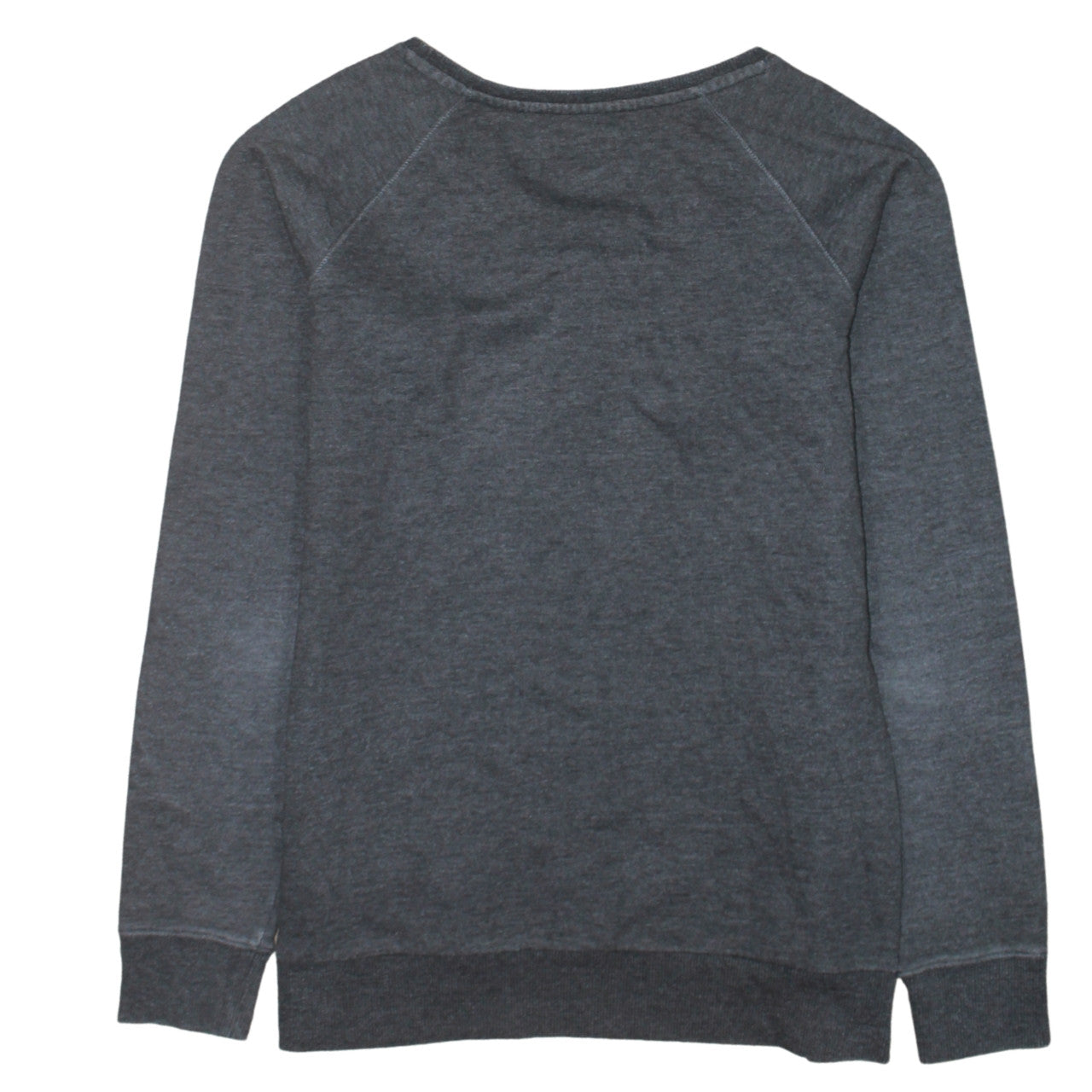 Tommy Hilfiger Men's Grey Quilted Pullover Sweatshirt L Crew Neck Classic