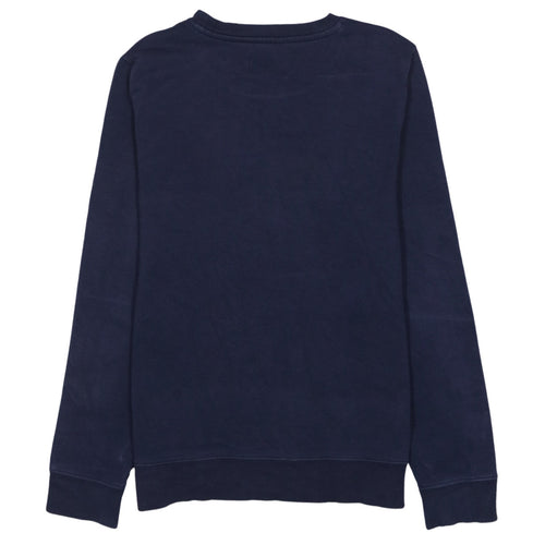 Calvin Klein Jeans Boys Navy Blue Logo Sweatshirt Size 14 Crew Neck