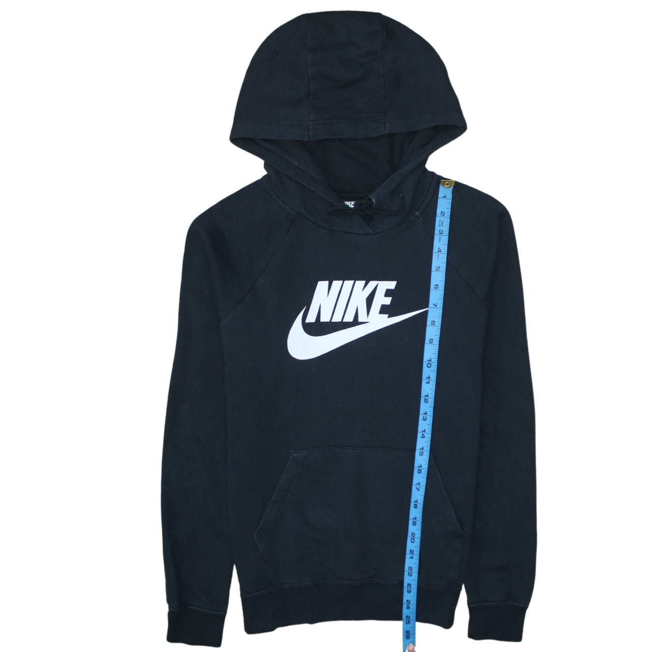 Nike Men's Black Pullover Hoodie Small Logo Sweatshirt