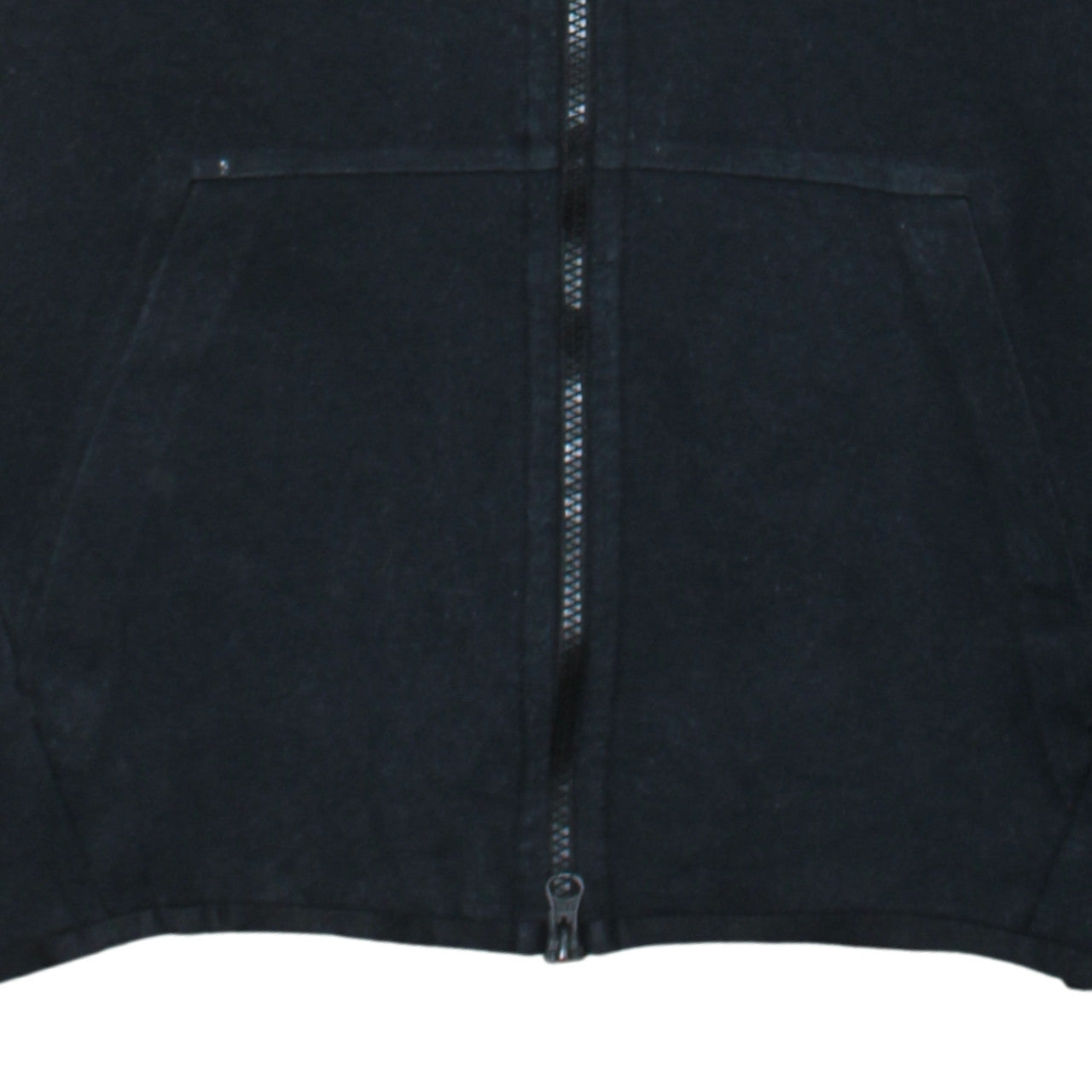 Nike Men's Black Small Full Zip Hoodie Cotton Blend