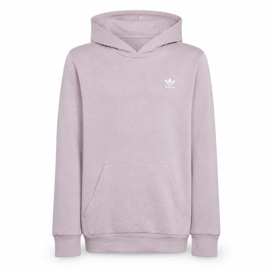 Adidas Girls Pink Pullover Hoodie 13-14 Years Regular Fit Logo Fleece