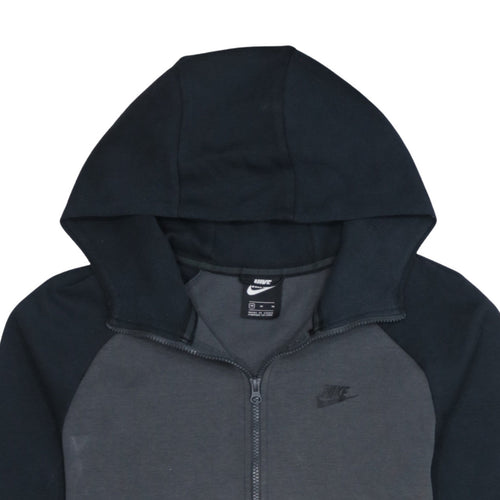 Nike Men's Grey Full Zip Hoodie Medium Sportswear