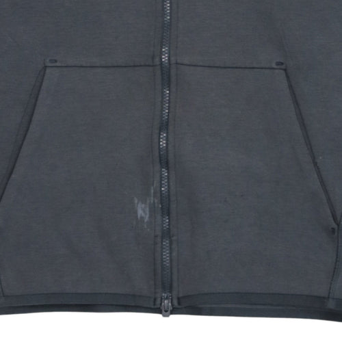 Nike Men's Grey Full Zip Hoodie Medium Sportswear