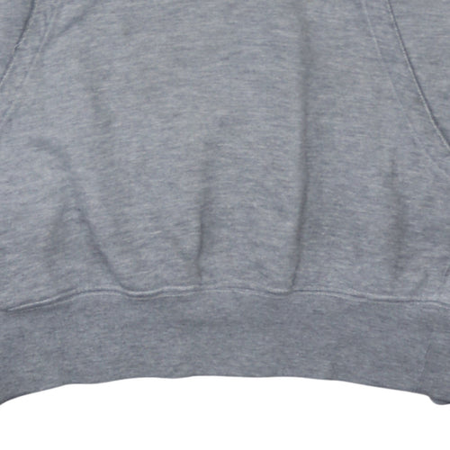 Puma Men's Grey Pullover Hoodie L Sports Fleece Sweatshirt