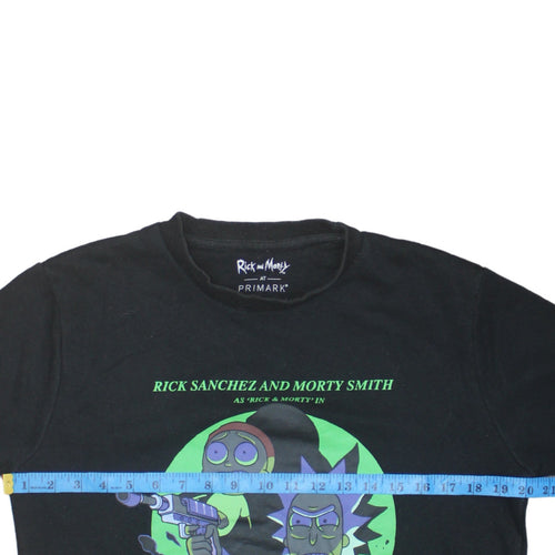Primark Rick and Morty Men's Black Pullover Sweatshirt Size S