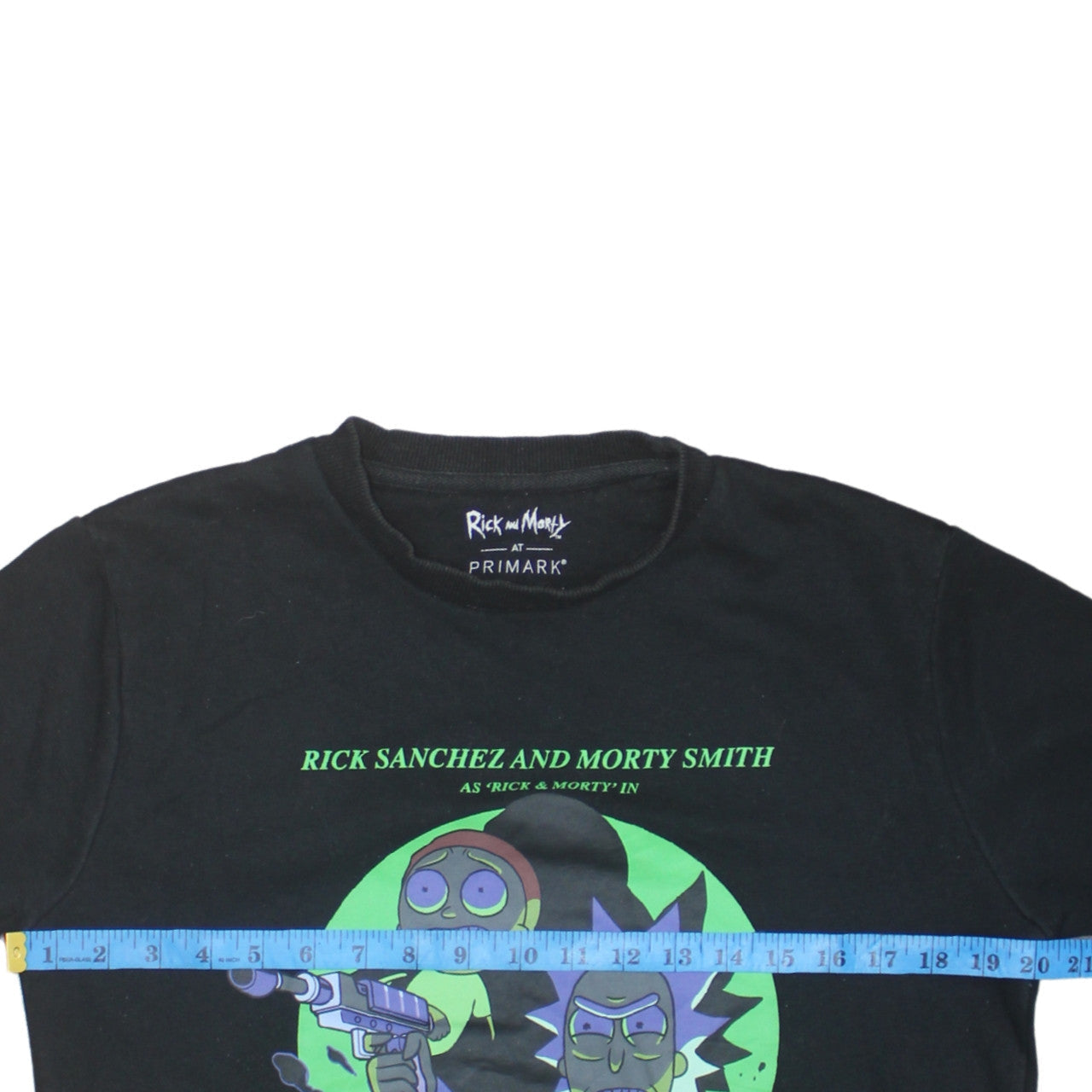 Primark Rick and Morty Men's Black Pullover Sweatshirt Size S