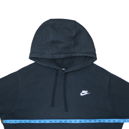 Nike Men's Black Pullover Hoodie L Regular Fit Fleece Sweatshirt