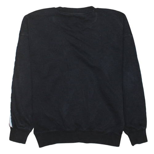 Adidas Womens Black XS Crew Neck Pullover Sweatshirt with Logo