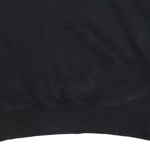 Adidas Womens Black XS Crew Neck Pullover Sweatshirt with Logo