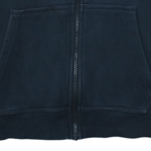 Nike Women's Black Full Zip Hoodie M Cotton Blend Sportswear