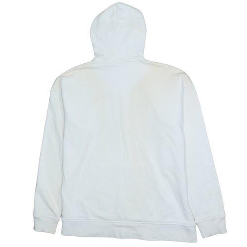 Adidas Women Ivory Hoodie Size 10 Pullover Cotton Classic Fit