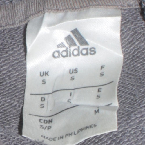 Adidas Mens Grey Chelsea FC Pullover Hoodie Small Regular Fit