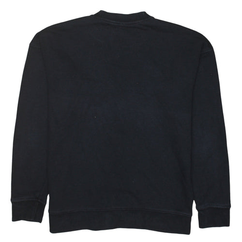 Adidas Women Black Size 12 Crew Neck Pullover Sweatshirt
