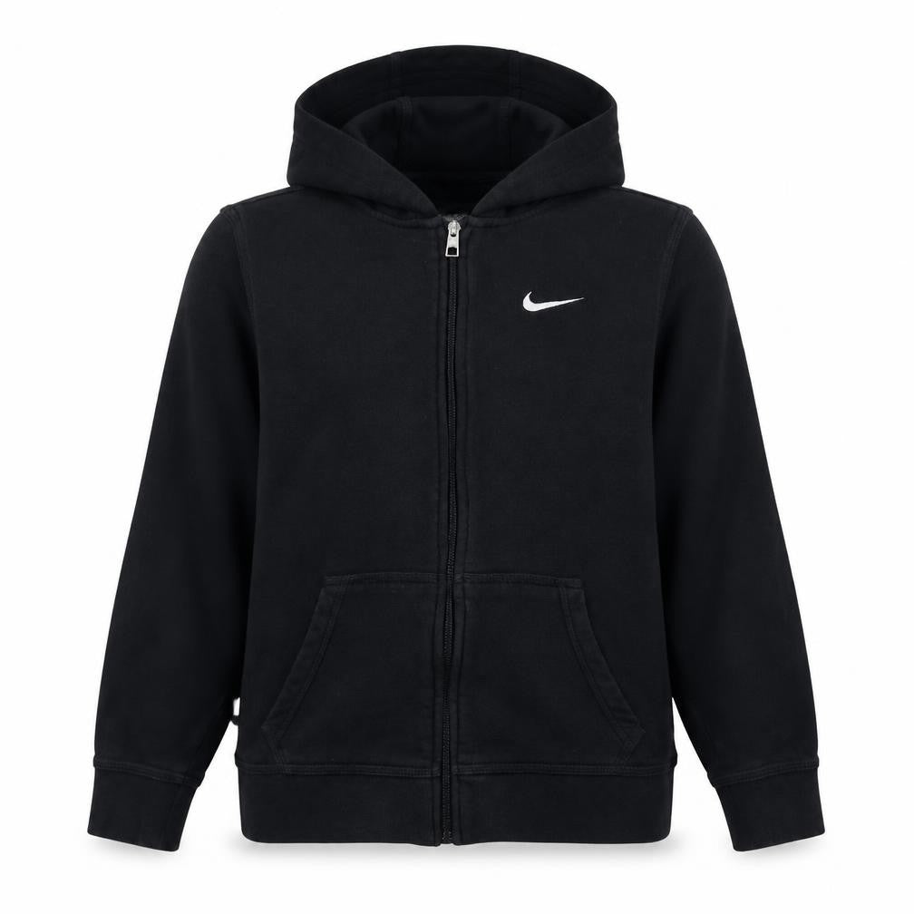 Nike Boys Black Full Zip Hoodie XL (13-15 Years) Fleece Sweatshirt